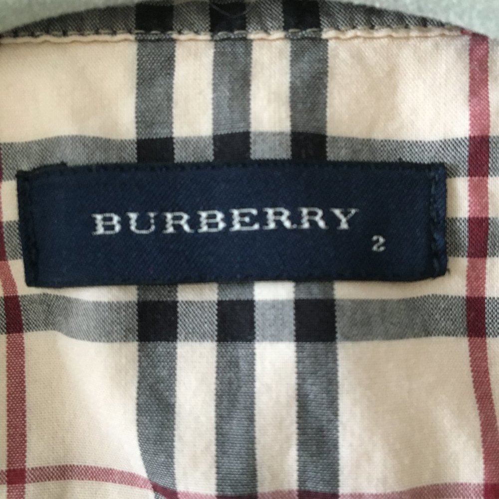 BURBERRY Short Sleeve Button Down Size 2 Toddler - Picture 2 of 8